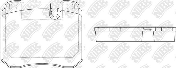 NiBK PN0059 - Kit de plaquettes de frein, frein à disque cwaw.fr