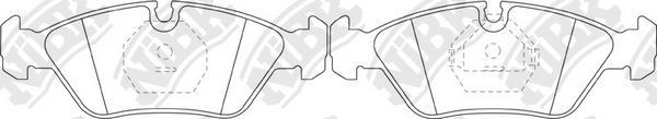 NiBK PN0011 - Kit de plaquettes de frein, frein à disque cwaw.fr