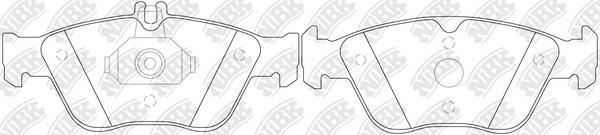 NiBK PN0026W - Kit de plaquettes de frein, frein à disque cwaw.fr