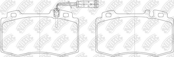 NiBK PN0196W - Kit de plaquettes de frein, frein à disque cwaw.fr