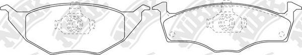 NiBK PN0190 - Kit de plaquettes de frein, frein à disque cwaw.fr