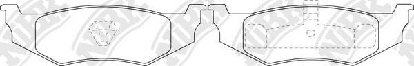 NiBK PN0149 - Kit de plaquettes de frein, frein à disque cwaw.fr