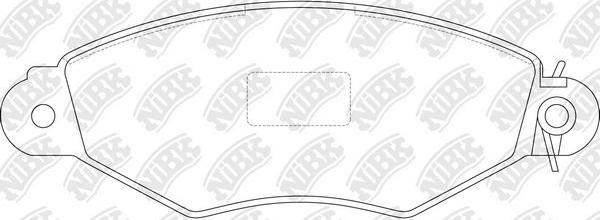 NiBK PN0151 - Kit de plaquettes de frein, frein à disque cwaw.fr