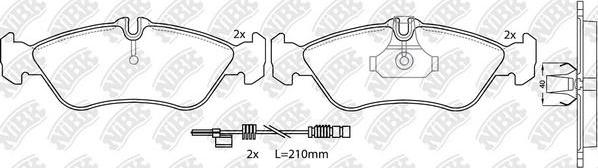 NiBK PN0169W - Kit de plaquettes de frein, frein à disque cwaw.fr