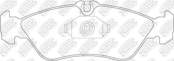 NiBK PN0169 - Kit de plaquettes de frein, frein à disque cwaw.fr