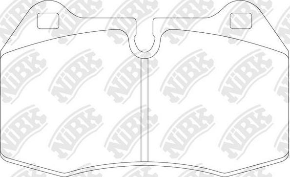 NiBK PN0165 - Kit de plaquettes de frein, frein à disque cwaw.fr