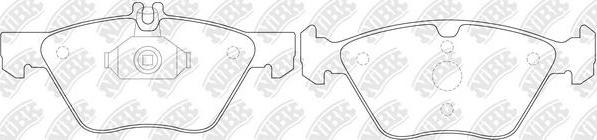 NiBK PN0166 - Kit de plaquettes de frein, frein à disque cwaw.fr