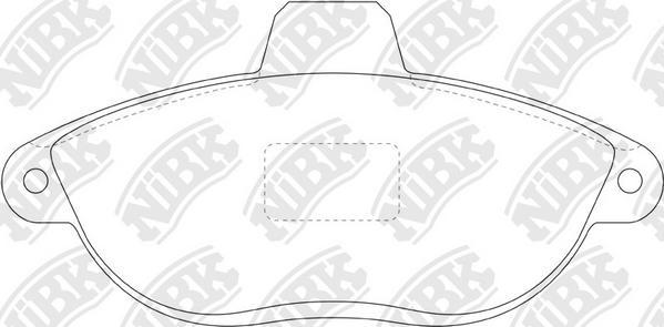 NiBK PN0167 - Kit de plaquettes de frein, frein à disque cwaw.fr