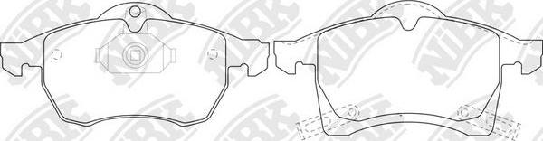 NiBK PN0118 - Kit de plaquettes de frein, frein à disque cwaw.fr