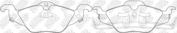 NiBK PN0189 - Kit de plaquettes de frein, frein à disque cwaw.fr