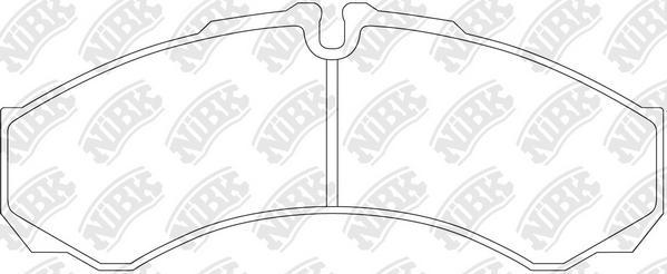 NiBK PN0177 - Kit de plaquettes de frein, frein à disque cwaw.fr