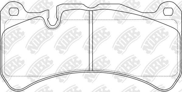 NiBK PN0843 - Kit de plaquettes de frein, frein à disque cwaw.fr