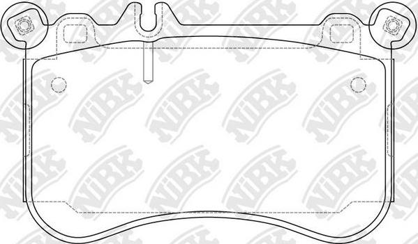 NiBK PN0857 - Kit de plaquettes de frein, frein à disque cwaw.fr