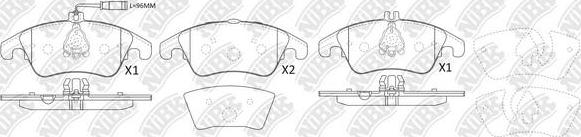NiBK PN0395W - Kit de plaquettes de frein, frein à disque cwaw.fr