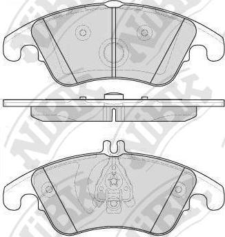 NiBK PN0395 - Kit de plaquettes de frein, frein à disque cwaw.fr