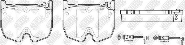 NiBK PN0341W - Kit de plaquettes de frein, frein à disque cwaw.fr