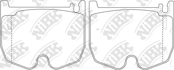 NiBK PN0341 - Kit de plaquettes de frein, frein à disque cwaw.fr