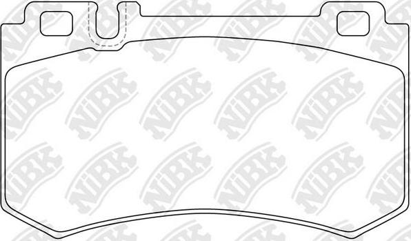 NiBK PN0343 - Kit de plaquettes de frein, frein à disque cwaw.fr