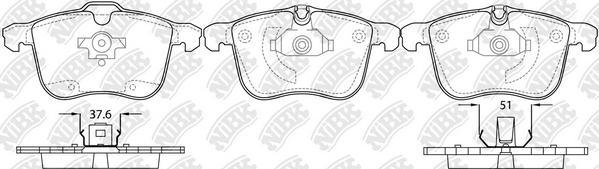 NiBK PN0359 - Kit de plaquettes de frein, frein à disque cwaw.fr