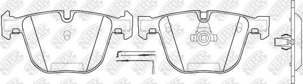 NiBK PN0326W - Kit de plaquettes de frein, frein à disque cwaw.fr