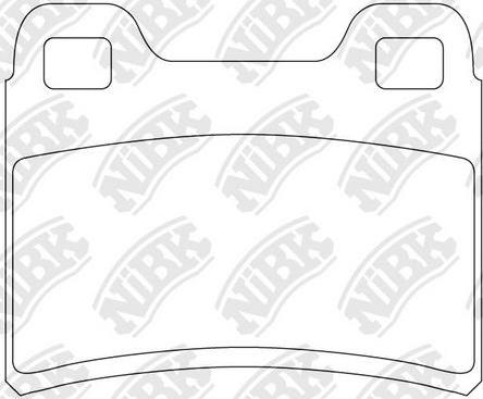 NiBK PN0294 - Kit de plaquettes de frein, frein à disque cwaw.fr