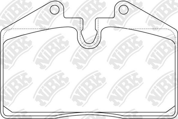 NiBK PN0267 - Kit de plaquettes de frein, frein à disque cwaw.fr