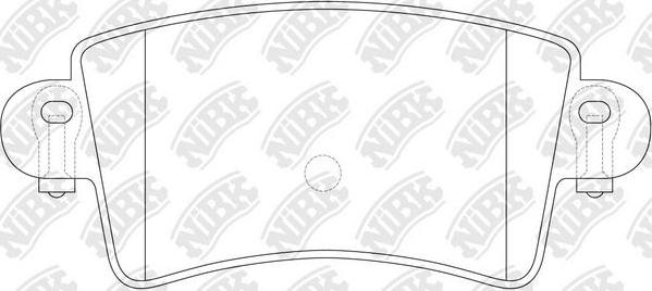 NiBK PN0216 - Kit de plaquettes de frein, frein à disque cwaw.fr