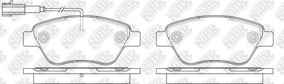 NiBK PN0211W - Kit de plaquettes de frein, frein à disque cwaw.fr