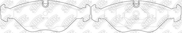NiBK PN0279 - Kit de plaquettes de frein, frein à disque cwaw.fr