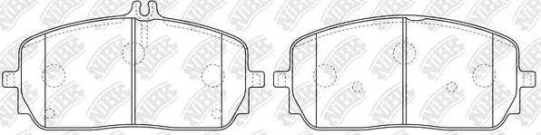 NiBK PN0763 - Kit de plaquettes de frein, frein à disque cwaw.fr