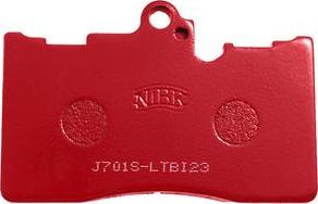 NiBK PN1547S - Kit de plaquettes de freins de haute performance cwaw.fr