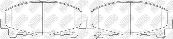 NiBK PN8865 - Kit de plaquettes de frein, frein à disque cwaw.fr