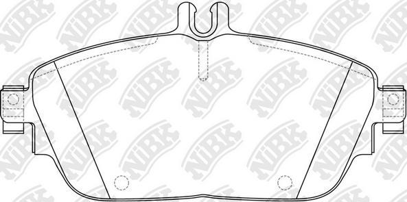 NiBK PN31009 - Kit de plaquettes de frein, frein à disque cwaw.fr