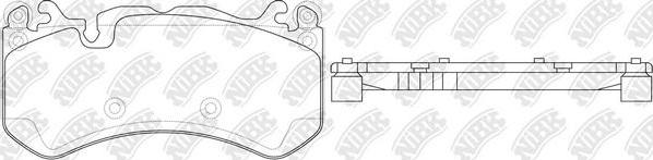 NiBK PN31012 - Kit de plaquettes de frein, frein à disque cwaw.fr