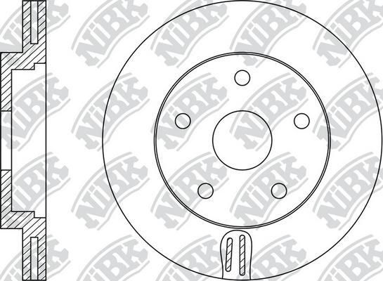 NiBK RN51001 - Disque de frein cwaw.fr