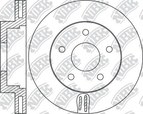 NiBK RN1991 - Disque de frein cwaw.fr