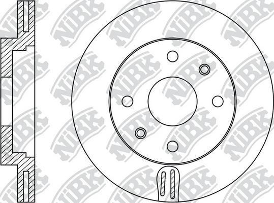 NiBK RN1956 - Disque de frein cwaw.fr