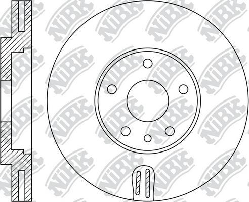 NiBK RN1958 - Disque de frein cwaw.fr