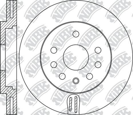 NiBK RN1962 - Disque de frein cwaw.fr