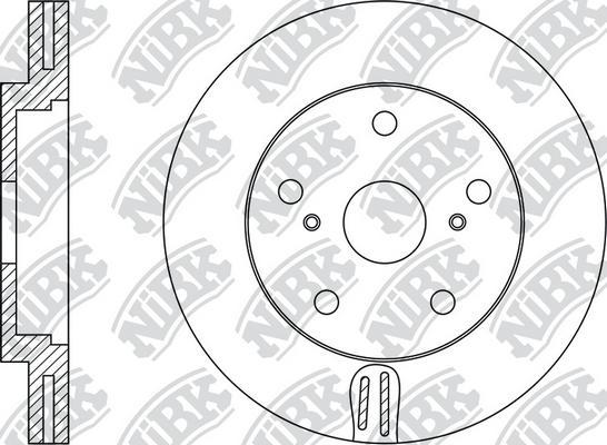 NiBK RN1498R - Disque de frein cwaw.fr