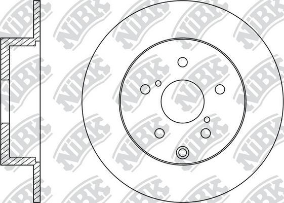 NiBK RN1441 - Disque de frein cwaw.fr