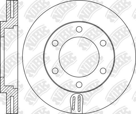 NiBK RN1452 - Disque de frein cwaw.fr