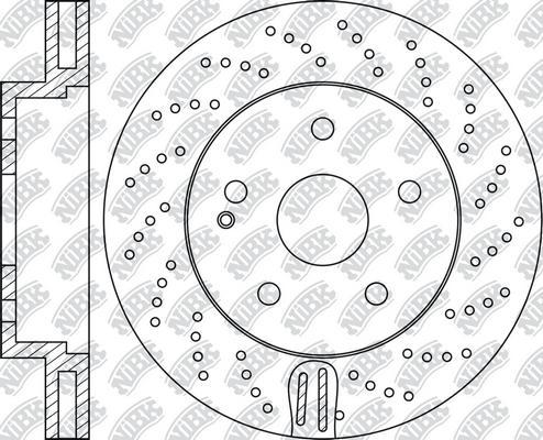 NiBK RN1464DSET - Disque de freins de haute performance cwaw.fr