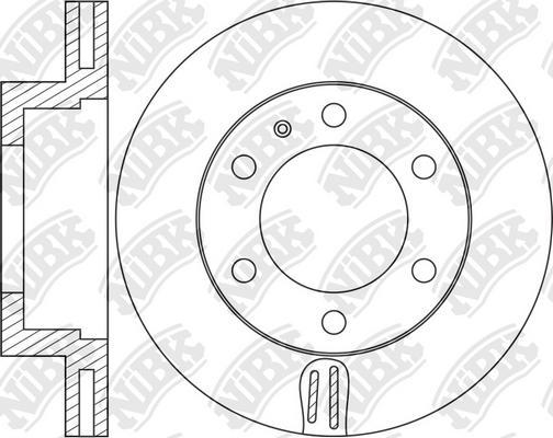 NiBK RN1465 - Disque de frein cwaw.fr