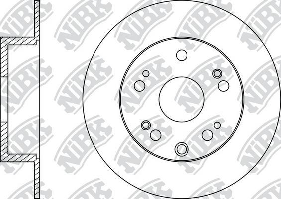 NiBK RN1407 - Disque de frein cwaw.fr