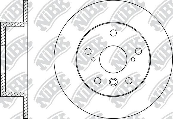 NiBK RN1486 - Disque de frein cwaw.fr