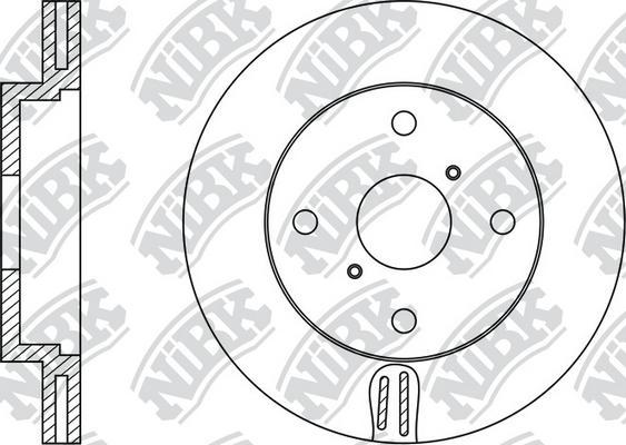NiBK RN1436 - Disque de frein cwaw.fr