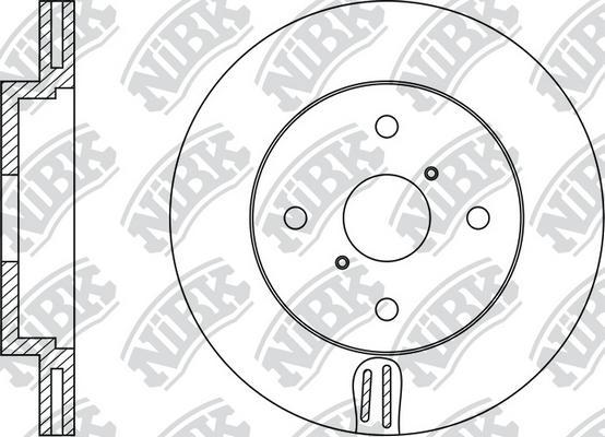 NiBK RN1437 - Disque de frein cwaw.fr