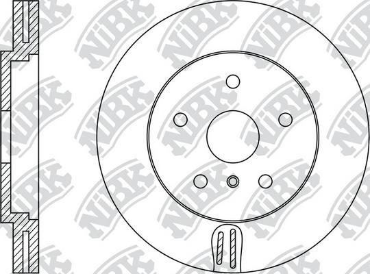 NiBK RN1428 - Disque de frein cwaw.fr