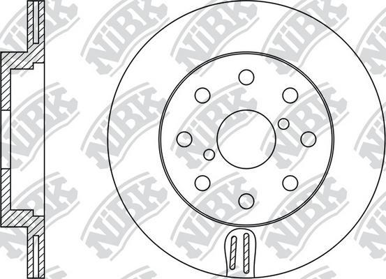 NiBK RN1474 - Disque de frein cwaw.fr
